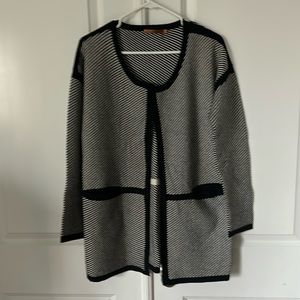 Belldini black and white stripped sweater